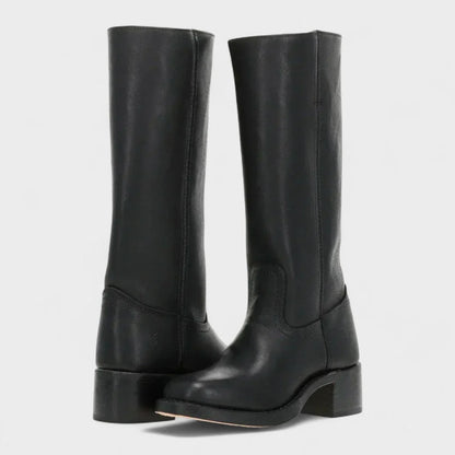 Elena | Black Riding Boots for Women Leather High-Line 1