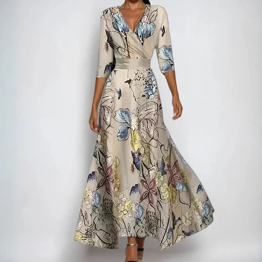 Emily | Floral Maxi Dress Lightweight Comfortable 1