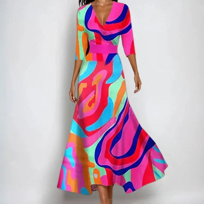 Emily | Floral Maxi Dress Lightweight Comfortable 3
