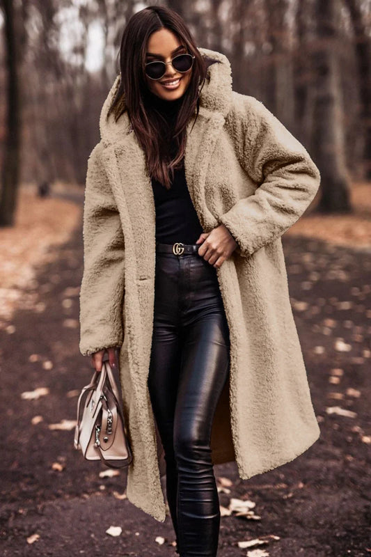 Emily | Women's Wool Blend Winter Coat with Hood 0