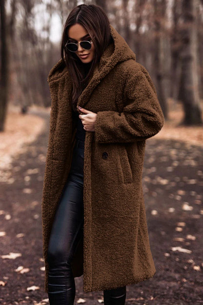 Emily | Women's Wool Blend Winter Coat with Hood 3