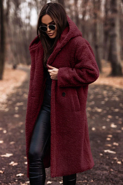 Emily | Women's Wool Blend Winter Coat with Hood 8