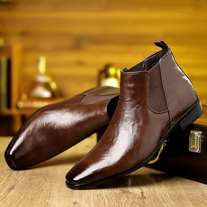 Emory | Polished Ankle Chelsea Boots for Men 2