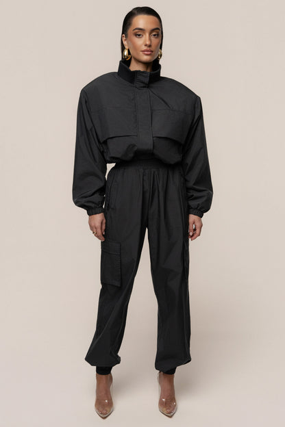 Endure | Lightweight Black Nylon Jacket for Women 1