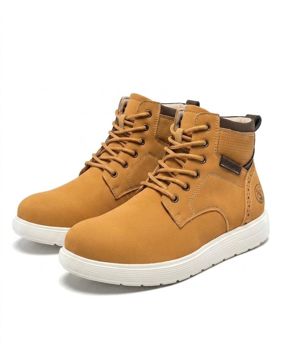 Fieldman | Men's Nubuck Leather Mid-Ankle Boots 7