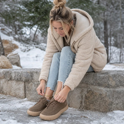 Plushway | Women's Fleece-Lined Sneakers | Warm Winter Trainers 4