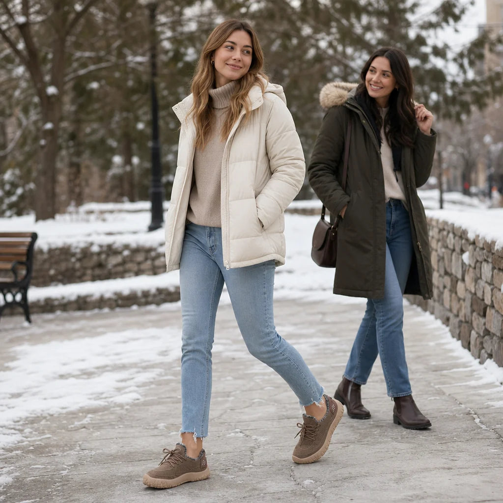 Plushway | Women's Fleece-Lined Sneakers | Warm Winter Trainers 5