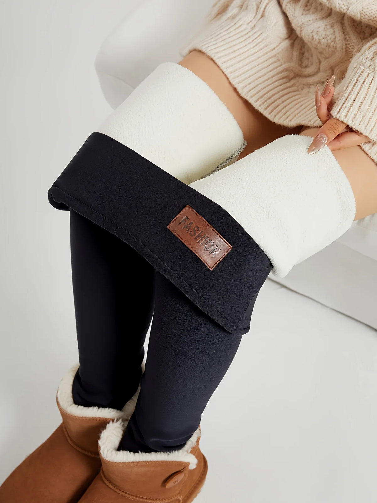 Fleece Lined Leggings for Women | High-Waist Winter Leggings 2