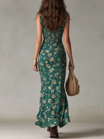 Floral A-Line Maxi Dress | Women's Summer Wedding Guest Dress 2