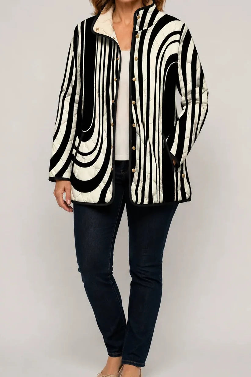 Floral Quilted Puffer Jacket | Women's Lightweight Jacket 15