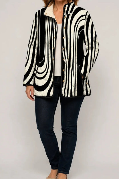Floral Quilted Puffer Jacket | Women's Lightweight Jacket 15