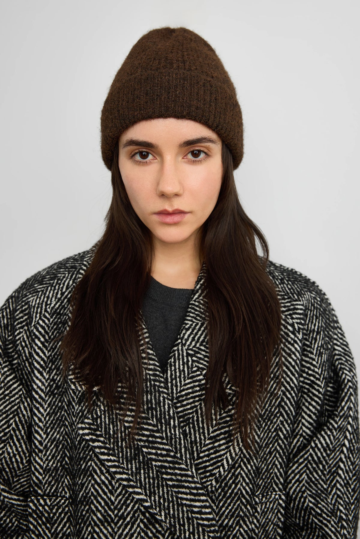 Fuzzy Ribbed Knit Beanie Hat | Warm Winter Accessory 1