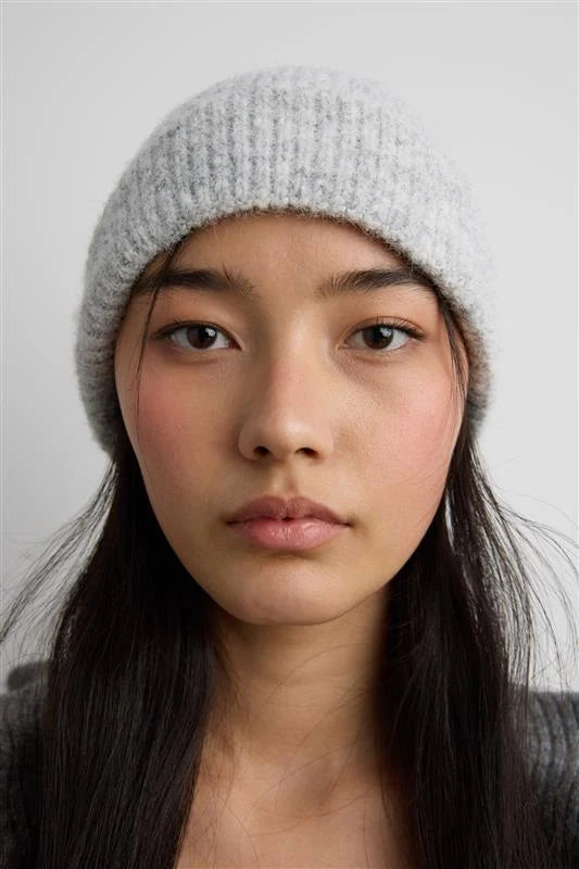 Fuzzy Ribbed Knit Beanie Hat | Warm Winter Accessory 4
