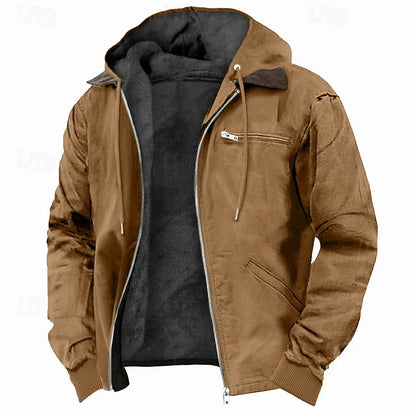 Gideon | Fleece-Lined Hooded Jacket for Men 0