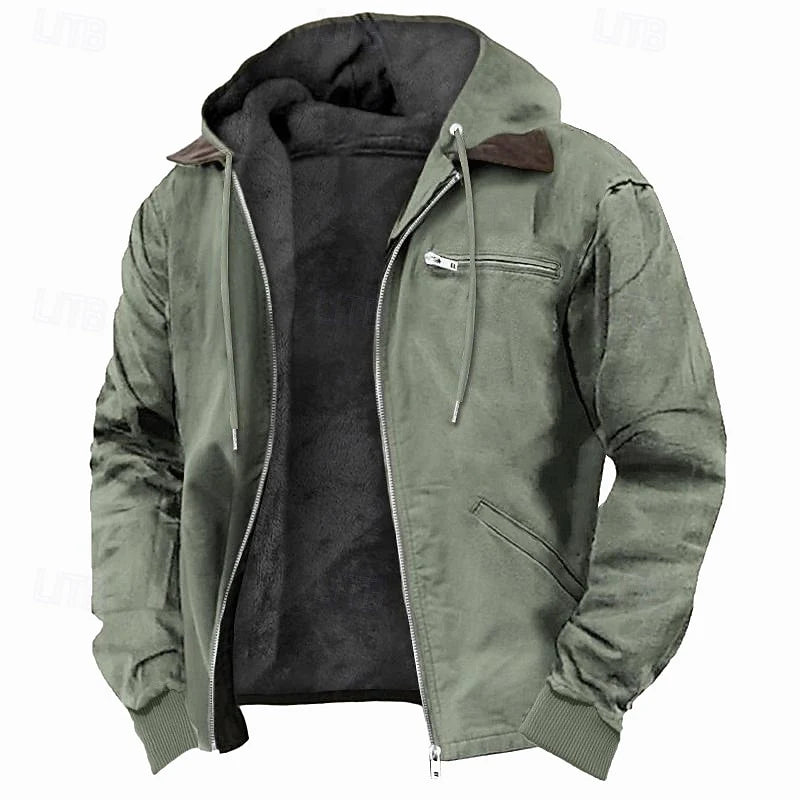 Gideon | Fleece-Lined Hooded Jacket for Men 1