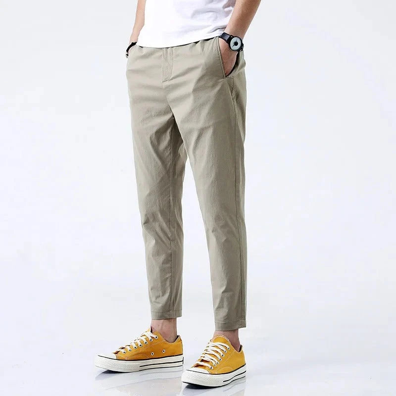 Hana | Women's Black Chino Trousers with Stretch Fit 1