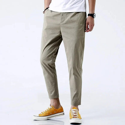 Hana | Women's Black Chino Trousers with Stretch Fit 2