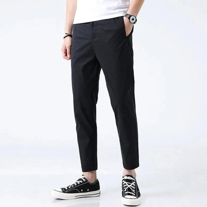 Hana | Women's Black Chino Trousers with Stretch Fit 3