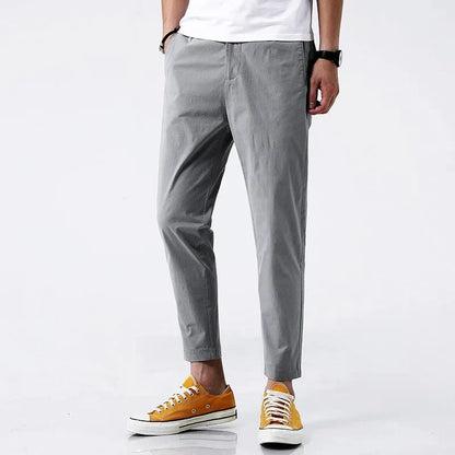Hana | Women's Black Chino Trousers with Stretch Fit 4