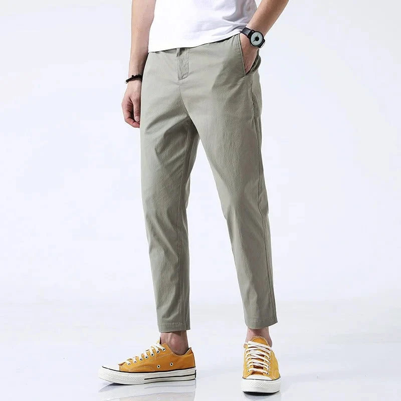 Hana | Women's Black Chino Trousers with Stretch Fit 5