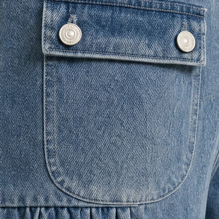 High Waist Barrel Leg Jeans | Adjustable Tie Hem Design 7