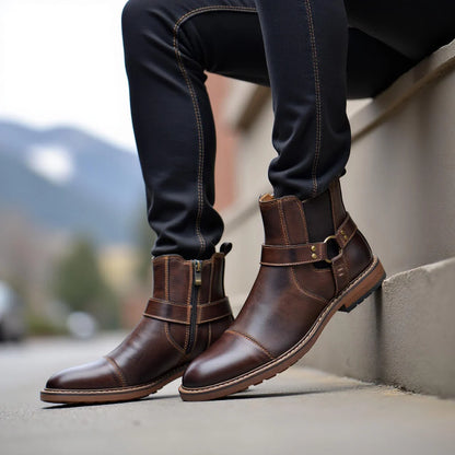 Hudson | Heritage Leather Boots Brown 2