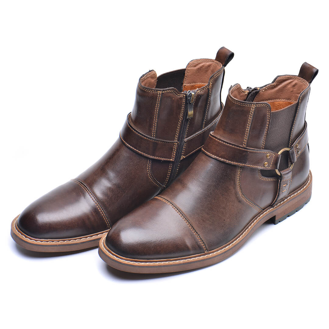 Hudson | Heritage Leather Boots Brown 3