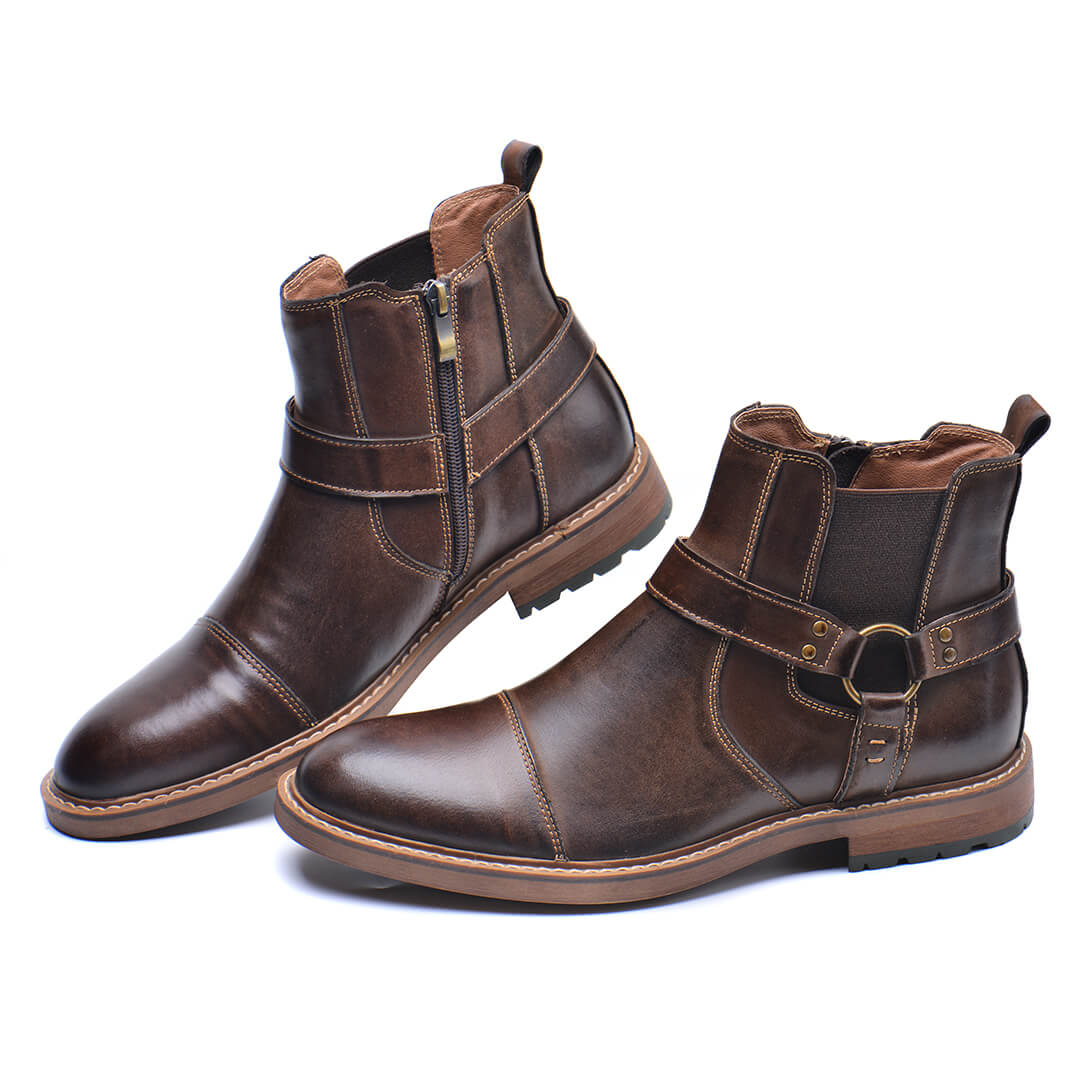 Hudson | Heritage Leather Boots Brown 4