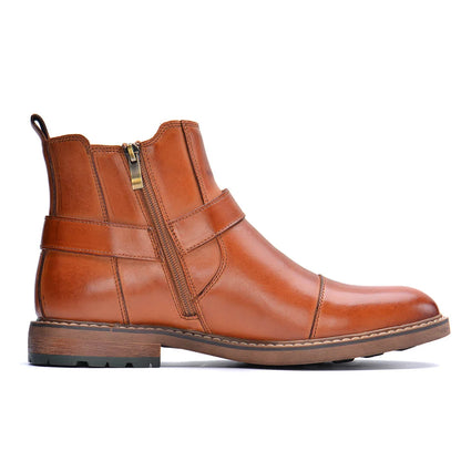 Hudson | Heritage Leather Boots Brown 6