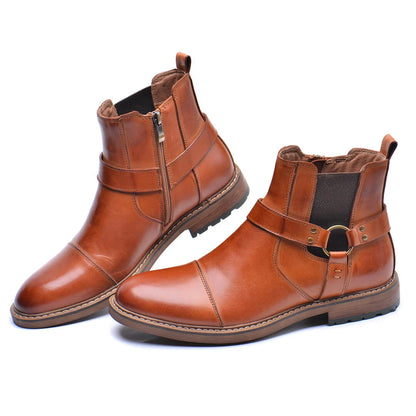 Hudson | Heritage Leather Boots Brown 8