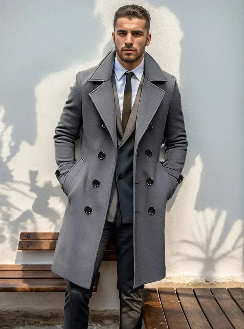 Jacob - Stylish Men's Trench Coat 6