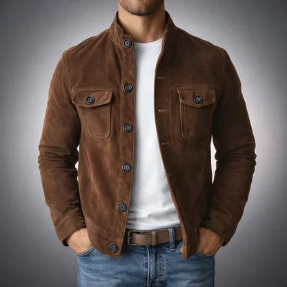 Jacob | Men's Classic Suede Pocket Jacket 2