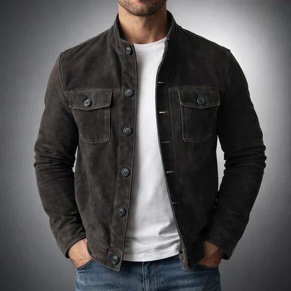 Jacob | Men's Classic Suede Pocket Jacket 3