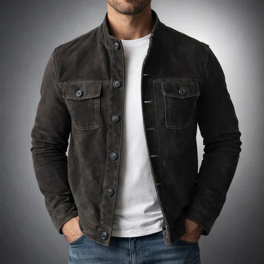 Jacob | Men's Classic Suede Pocket Jacket 3