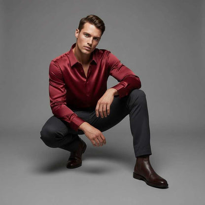 Jethro | Men's Dress Shirt Wrinkle-Free & Breathable