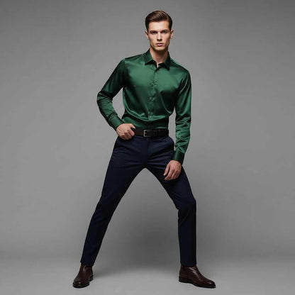 Jethro | Men's Dress Shirt Wrinkle-Free & Breathable