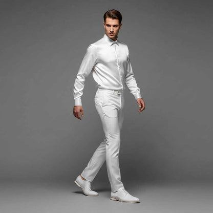 Jethro | Men's Dress Shirt Wrinkle-Free & Breathable
