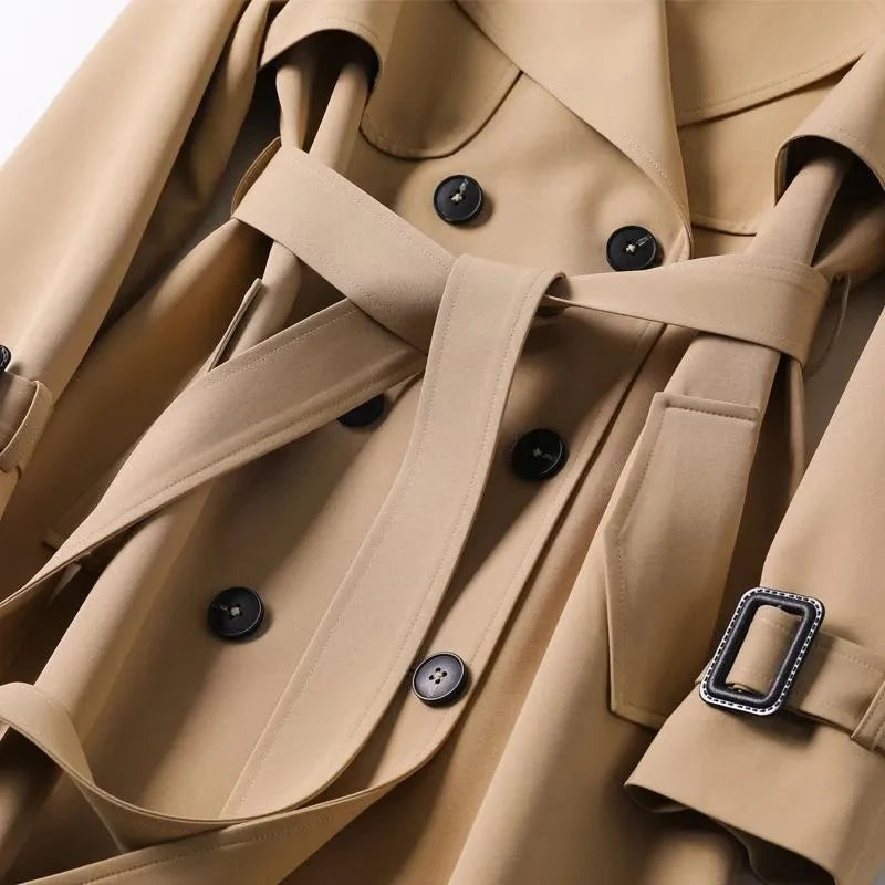 Jualita | Women's Classic Gabardine Overcoat 5