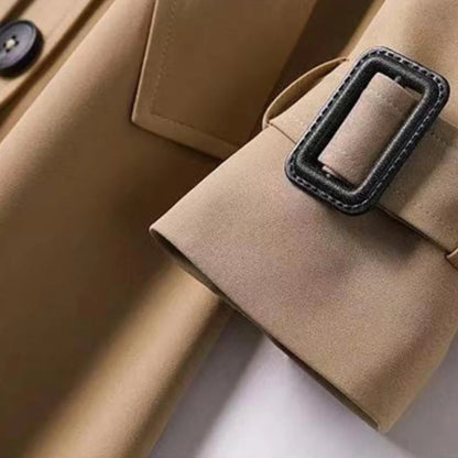Jualita | Women's Classic Gabardine Overcoat 7