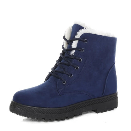 Lace-Up Black Ankle Boots | Women's Comfortable Booties 5