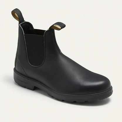 Leather Chelsea Boots Men | Slip-On Red Sole Classic 4