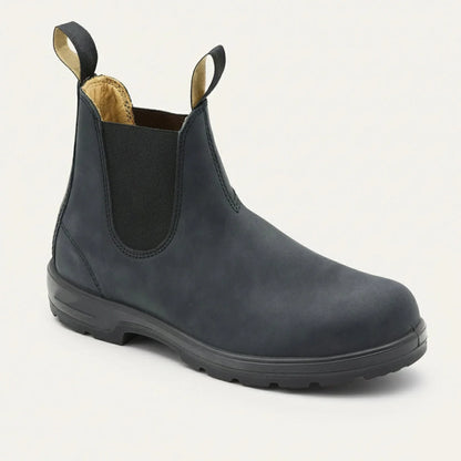 Leather Chelsea Boots Men | Slip-On Red Sole Classic 6
