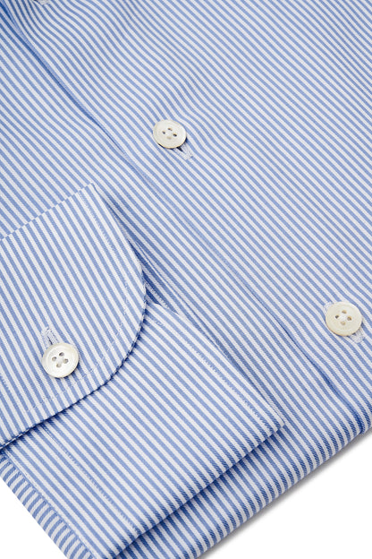 Light Blue White Cutaway Collar Dress Shirt | Men's Dress Shirt 3
