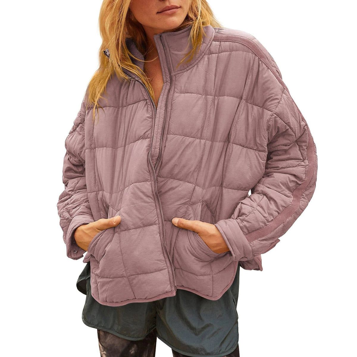 Lightweight Compact Zip Puffer Jacket | Women's Outerwear 1