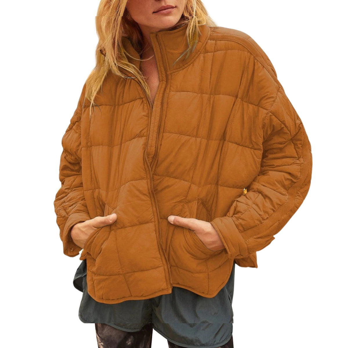 Lightweight Compact Zip Puffer Jacket | Women's Outerwear 3