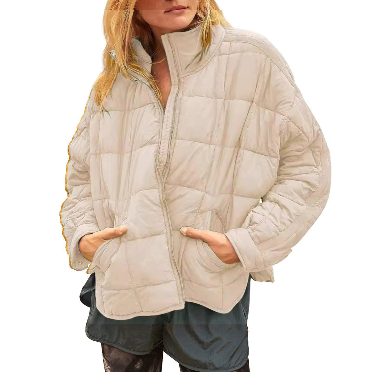 Lightweight Compact Zip Puffer Jacket | Women's Outerwear 4