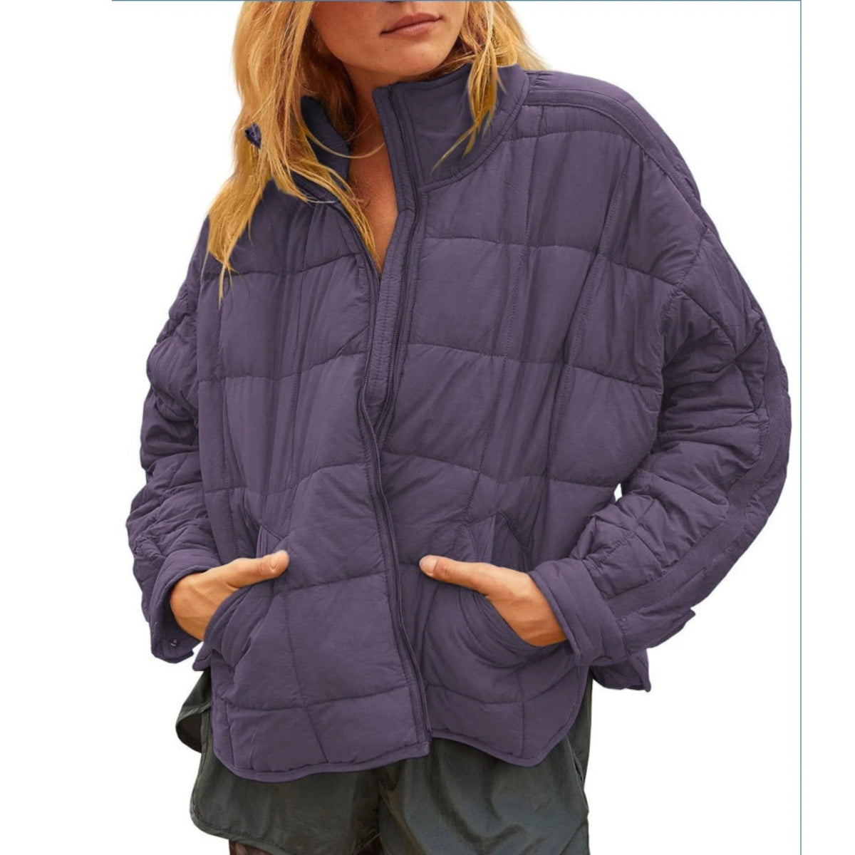 Lightweight Compact Zip Puffer Jacket | Women's Outerwear 5