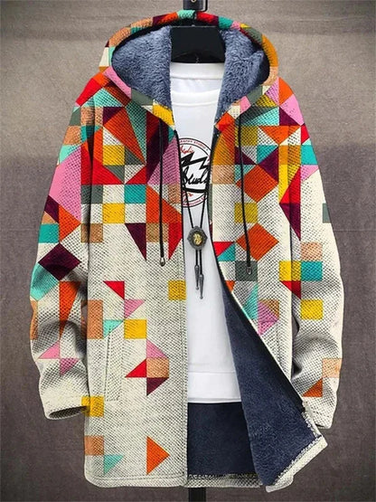 Lisa | Women's Cozy Patchwork Hoodie Jacket 2
