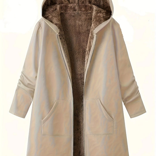 Lorna | Women's Hooded Long Puffer Coat Soft-Lined 0