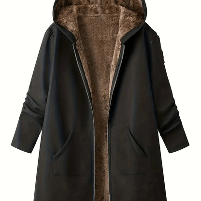 Lorna | Women's Hooded Long Puffer Coat Soft-Lined 11